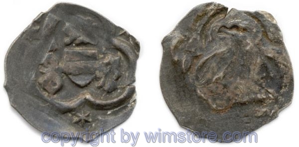 Wien, Albrecht V. 1411-39, Pfennig, Fa6, Silber, -vz