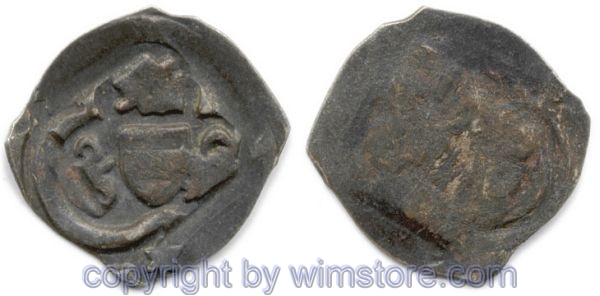 Wien, Albrecht V. 1411-39, Pfennig, Fa6, Silber, ss