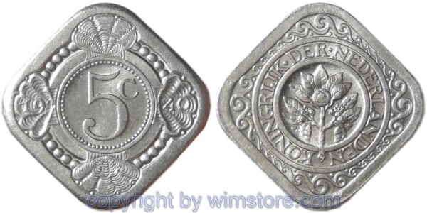 Niederlande, 5 Cents 1940, KM 153, Ku/Ni, vz