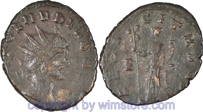 Claudius II. Gothicus 268 - 270, Antoninian, IMP C CLAVDIVS P F AVG // FELICITAS AVG, AE, s-ss