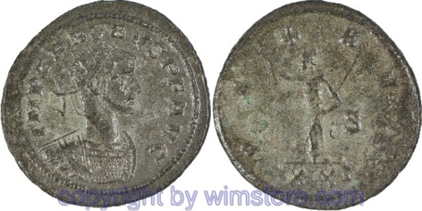 Probus 276 - 282, Antoninian, IMP C PROBVS P F AVG // PAX AVG / XXI, AE, -ss