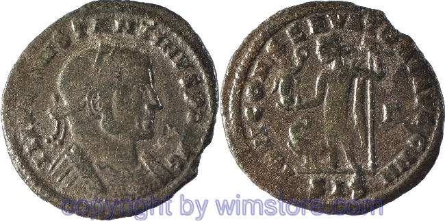 Constantinus I. Magnus 306 - 337, Siscia, Follis, 23,8 mm, 3,23 g, IMP CONSTANTINVS P F AVG // IOVI CONSERVATORI AVGG NN / •SIS, AE, -ss