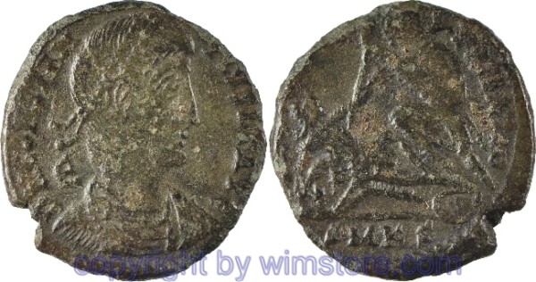 Constantius II. 324 - 361, Cyzicus, Centenionalis, 20,2 mm, 3,15 g, D N CONSTANTIVS P F AVG // FEL TEMP REPATARIO / SMKS, AE, -ss