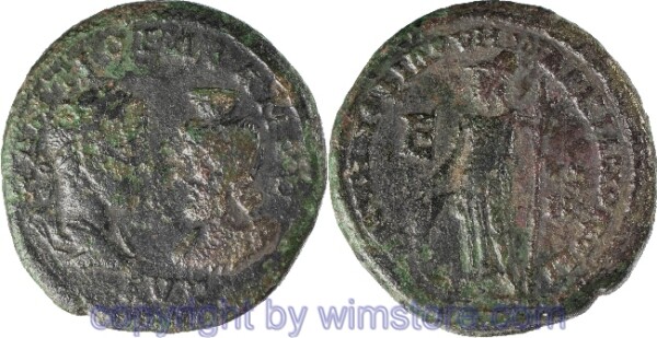Provinz Moesia Inferior, Stadt Marcianopolis, Gordianus III. Pius 238 - 244, AE 1, 29,1 mm, 13,17 g, M ANT ГOPΔIANOC / AVГ / VM MHNOΦIΛOV MAPKIANOΠOΛI, s, Umschrift teilweise nicht lesbar