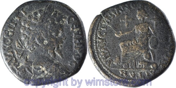 Provinz Moesia Inferior, Stadt Marcianopolis, Septimius Severus 193 - 211, AE 1, 26,8 mm, 12,51 g, AV Λ CEΠTI CEYHPOC // YIF AVCTINIANOV MAPKIANOΠOΛITΩ, s, Umschrift nicht vollständig