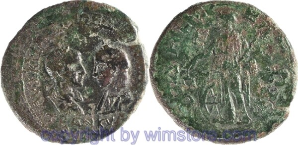 Provinz Thracien, Stadt Odessos, Gordianus III. Pius 238 - 244, AE 1, 27,5 mm, 10,69 g, AVT K M  ANT GOPΔIANOC / TPANKVΛ / ΛEINA // OΔHCCEITΩN, s, Schrift nicht vollständig