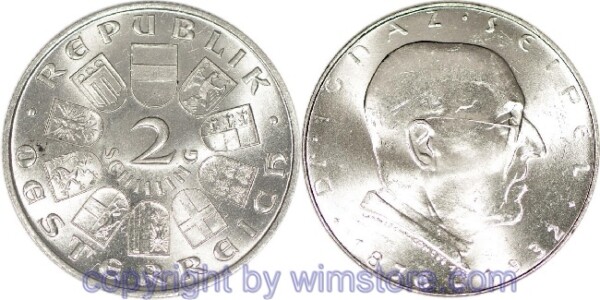 1. Republik, 2 Schilling o.J. (1933), Dr. Ignaz Seipel, J 435, Silber, vz-st, fleckig
