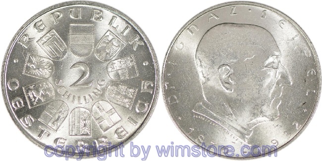 1. Republik, 2 Schilling o.J. (1933), Dr. Ignaz Seipel, J 435, Silber, ss, fleckig