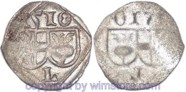 Salzburg 1495 - 1519, Leonhard von Keutschach, 1 Pfennig 1510, Pr. 129, Silber, ss, Prägeschwäche