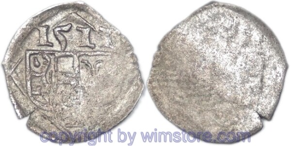 Salzburg 1495 - 1519, Leonhard von Keutschach, 1 Pfennig 1511, Pr. 130, Silber, ss, Prägeschwäche
