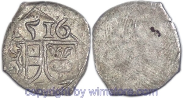 Salzburg 1495 - 1519, Leonhard von Keutschach, 1 Pfennig 1516, Pr. 134, Silber, ss