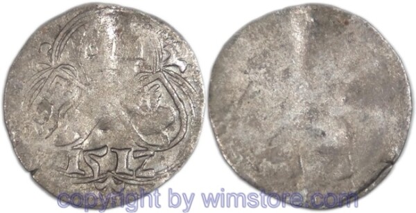 Salzburg 1495 - 1519, Leonhard von Keutschach, Zweier (2 Pfennig) 1512, Pr. 116, Silber, s