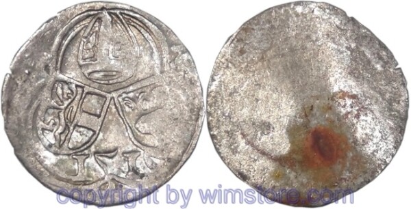 Salzburg 1495 - 1519, Leonhard von Keutschach, Zweier (2 Pfennig) 1515, Pr. 120, Silber, ss