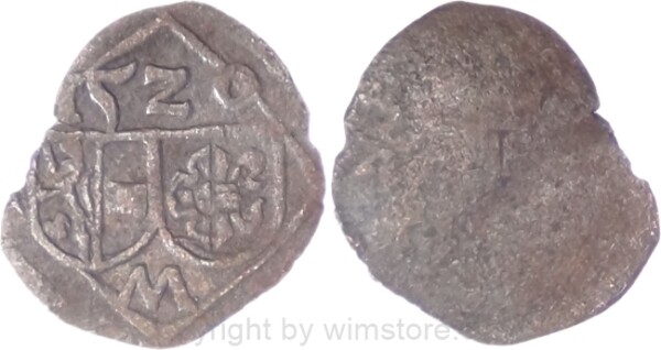 Salzburg 1519 - 1540, Matthäus Lang von Wellenburg, 1 Pfennig 1520, Pr. 301, Silber, -ss, Randausbruch, Knickspur