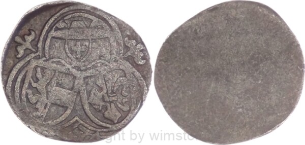Salzburg 1519 - 1540, Matthäus Lang von Wellenburg, Einseitiger Zweier (2 Pfennig) 1524, Pr. 280, Silber, s