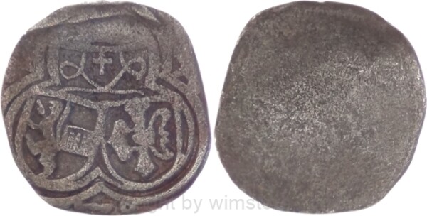 Salzburg 1519 - 1540, Matthäus Lang von Wellenburg, Einseitiger Zweier (2 Pfennig) 1528, Pr. 284, Silber, s