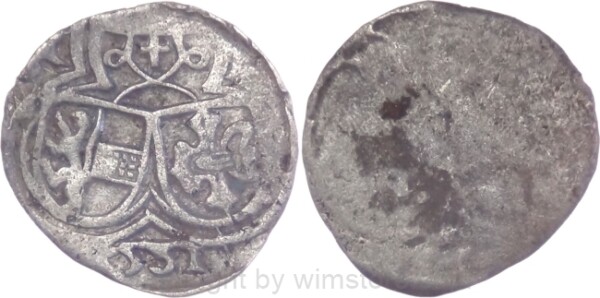 Salzburg 1519 - 1540, Matthäus Lang von Wellenburg, Einseitiger Zweier (2 Pfennig) 1531, Pr. 287, Silber, ss