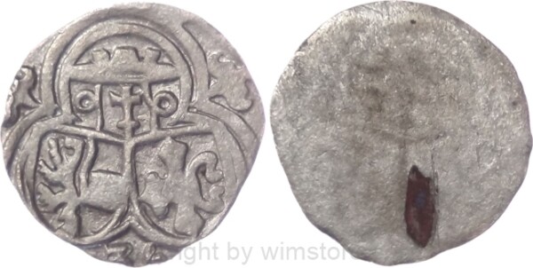 Salzburg 1519 - 1540, Matthäus Lang von Wellenburg, Einseitiger Zweier (2 Pfennig) (15)36, Pr. 294, Silber, vz