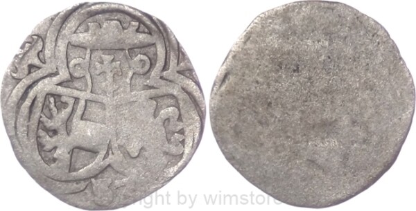 Salzburg 1519 - 1540, Matthäus Lang von Wellenburg, Einseitiger Zweier (2 Pfennig) (15)37, Pr. 295, Silber, ss, Prägeschwäche