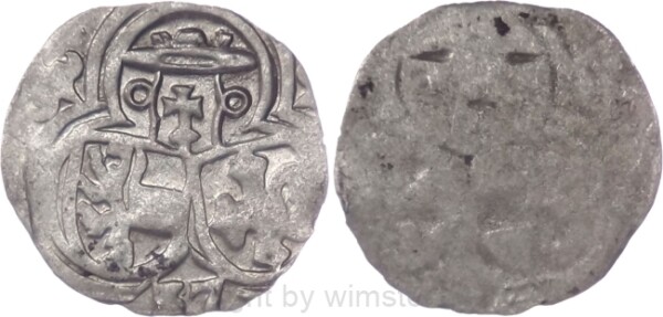 Salzburg 1519 - 1540, Matthäus Lang von Wellenburg, Einseitiger Zweier (2 Pfennig) (15)37, Pr. 295, Silber, vz