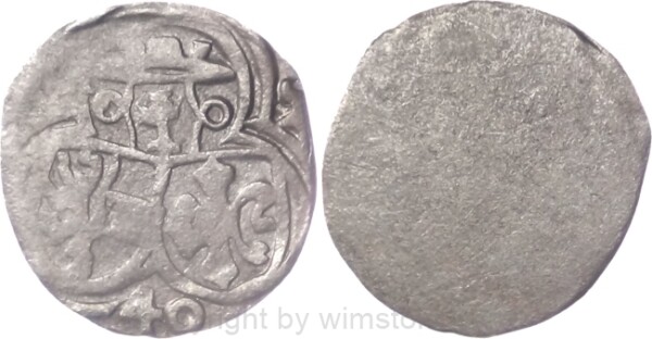Salzburg 1519 - 1540, Matthäus Lang von Wellenburg, Einseitiger Zweier (2 Pfennig) (15)40, Pr. 298, Silber, ss, Prägeschwäche