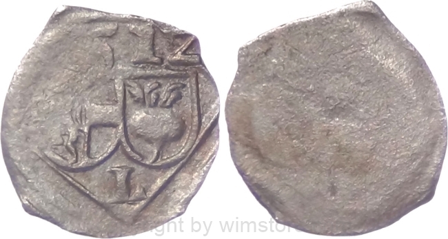 Salzburg 1495 - 1519, Leonhard von Keutschach, 1 Pfennig 1512, Pr. 130, Silber, s-ss, Prägeschwäche