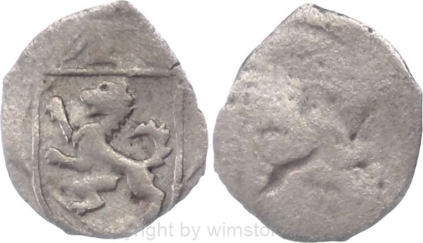 Passau Bistum, 1517 - 1540, Ernst von Bayern, Einseitiger Pfennig ohne Jahr, Silber, -ss