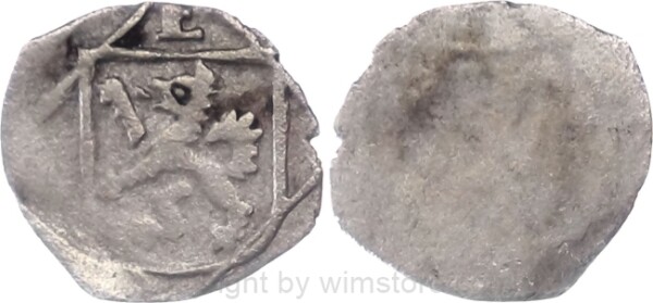 Passau Bistum, 1517 - 1540, Ernst von Bayern, Einseitiger Pfennig ohne Jahr, Silber, -ss