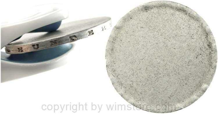 2. Republik, Fehlprägung, 100 Schilling, Schrötling mit Randschrift, Silber