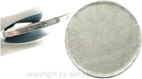 2. Republik, Fehlprägung, 100 Schilling, Schrötling mit Randschrift, Silber