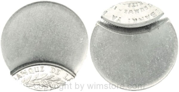 Burundi, Fehlprägung, 5 Francs (1968-1971), KM 16, Aluminium, dezentriert