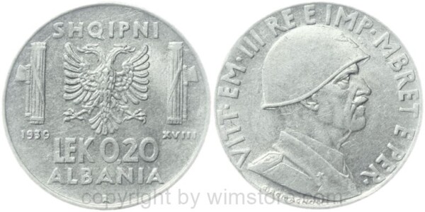 albanien, 1 lek 1931, km 5, nickel, ss (kopie)