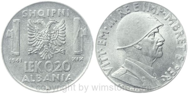 albanien, 0,2 lek 1939, km 29, stahl, magnetisch, ss (kopie)