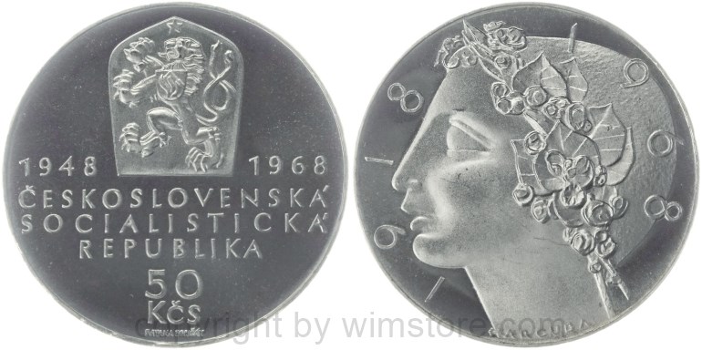 tschechoslowakei, 20 korun 1933, km 17, silber, vz (kopie)