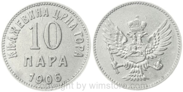 montenegro, 10 para 1906, km 3, nickel, ss (kopie) montenegro, 10 para 1906, km 3, nickel, ss (kopie)