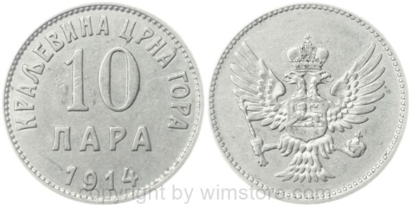 montenegro, 10 para 1913, km 18, nickel, ss (kopie)