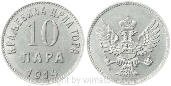 montenegro, 10 para 1914, km 18, nickel, ss (kopie)
