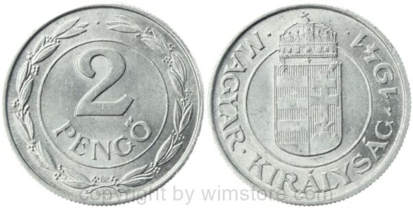 ungarn, 10 filler 1935, km 507, ku/ni, st (kopie)