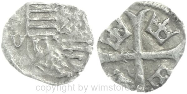 ungarn, 1172 1196, bela iii., kupfermünze, hus. 73, kupfer, ss (kopie)