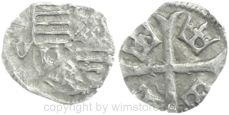 ungarn, 1172 1196, bela iii., kupfermünze, hus. 73, kupfer, ss (kopie)