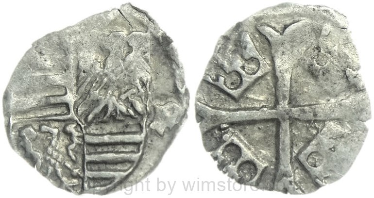 ungarn, 1387 1437, sigismund von luxemburg, parvus, vgl. hus. 580, silber, s (kopie)