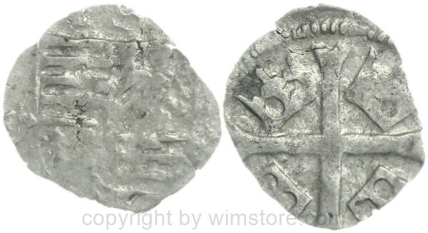 ungarn, 1387 1437, sigismund von luxemburg, parvus, vgl. hus. 580, silber, ss (kopie)