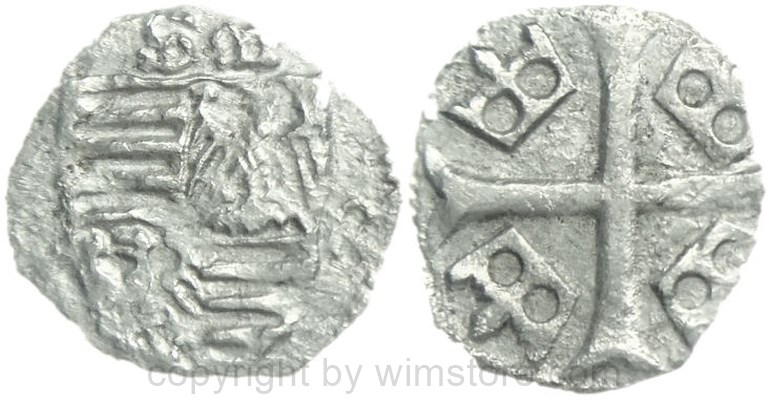 ungarn, 1387 1437, sigismund von luxemburg, parvus, mz. erkennbar, vgl. hus. 580, silber, ss (kopie)