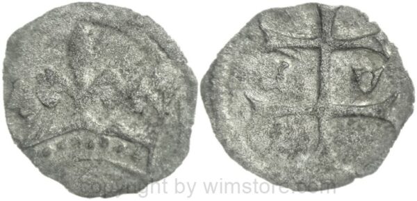 ungarn, 1387 1437, sigismund von luxemburg, parvus, mz. erkennbar, vgl. hus. 580, silber, s (kopie)