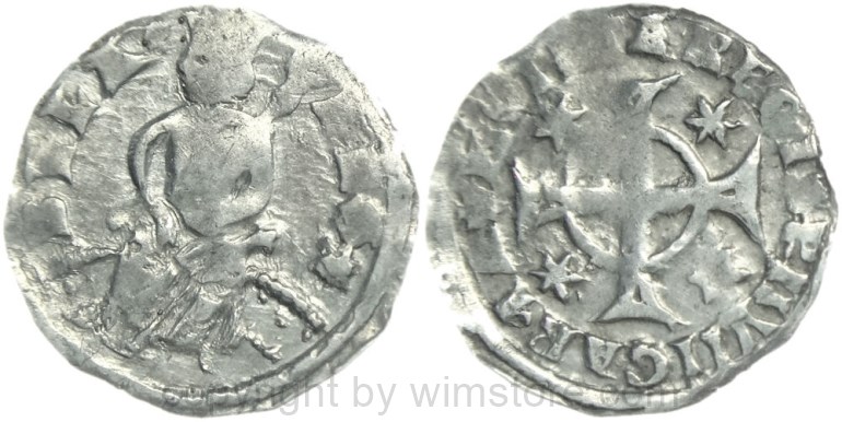 ungarn, 1235 1270, bela iv., denar, rex bela // moneta regis p hvngaria, hus. 320, silber, s (kopie)