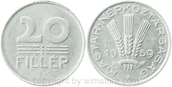 ungarn, 10 filler 1947, km 530, alu/bro, vz (kopie)