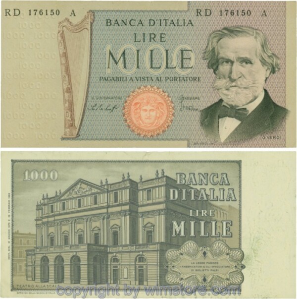 Italien, P101f, 1000 Lire, 1979-03-10, Serie RD-A; 4