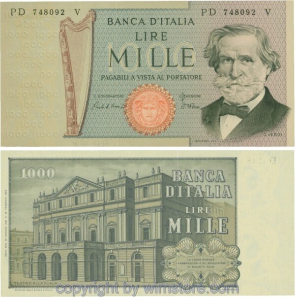 Italien, P101h, 1000 Lire, 1981-05-30, Serie PD-V; 1