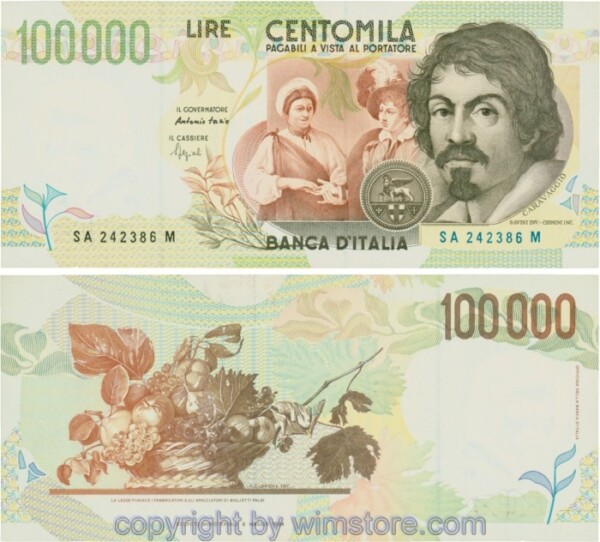 Italien, P117a, 100000 Lire, 1994-05-06, Serie SA-M; 2