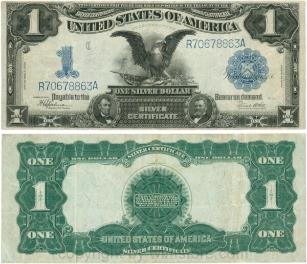 USA, P 338c, 1 Dollar 1899, KN: R-A, Signatur: Speelman & White; 5